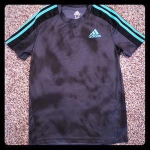 Adidas Boys Shirt Black Size M